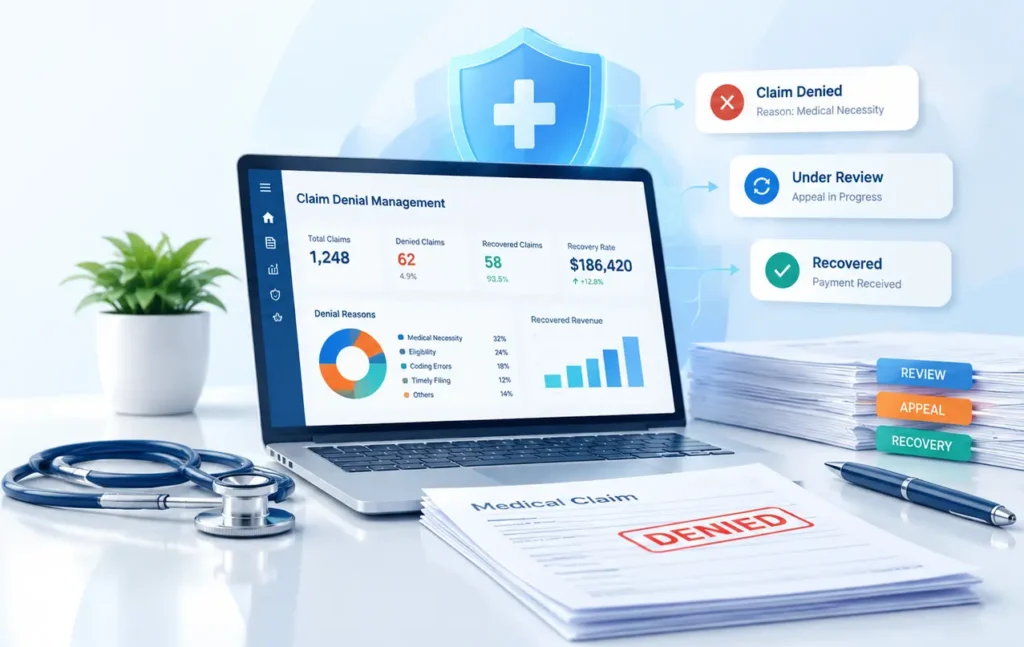 Denial management services hero image