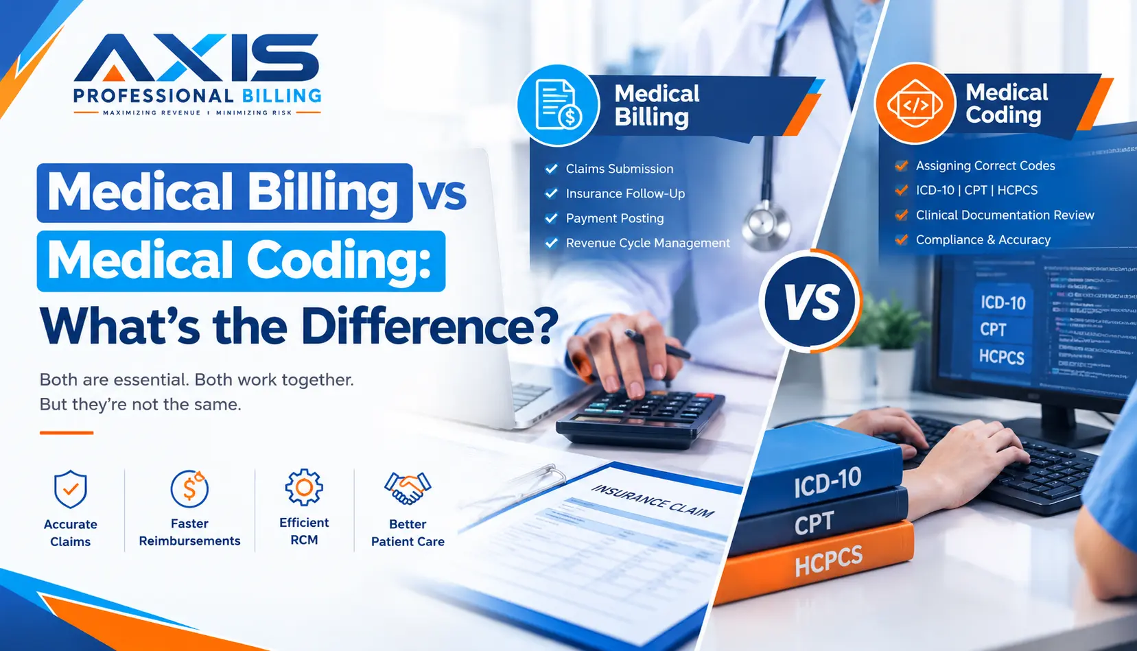 Medical Billing vs Medical Coding